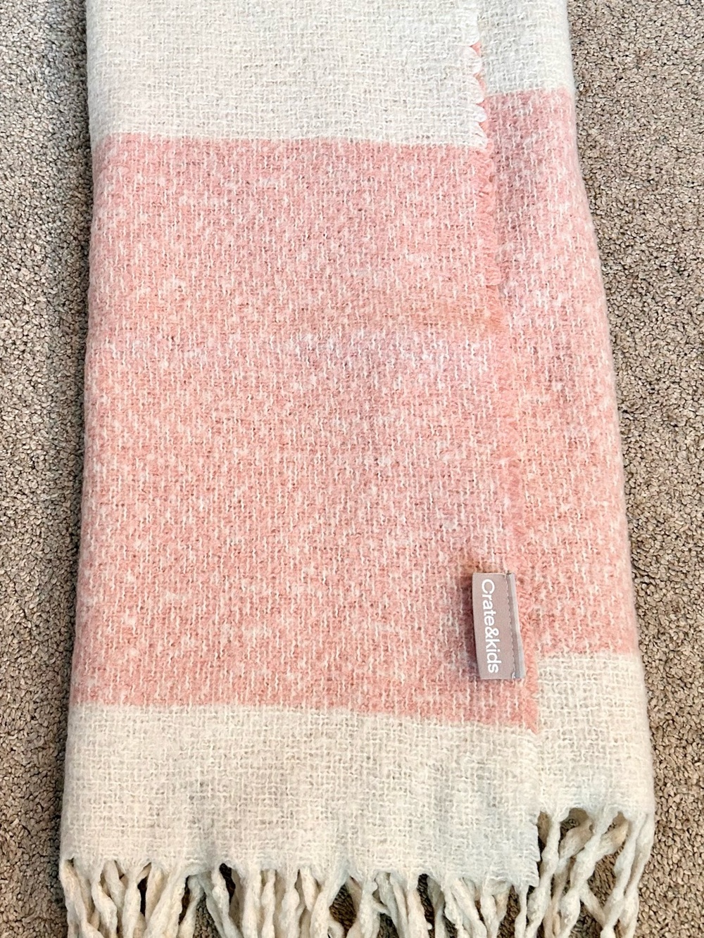 Crate&kids Lunar Pink Baby Stroller Blanket